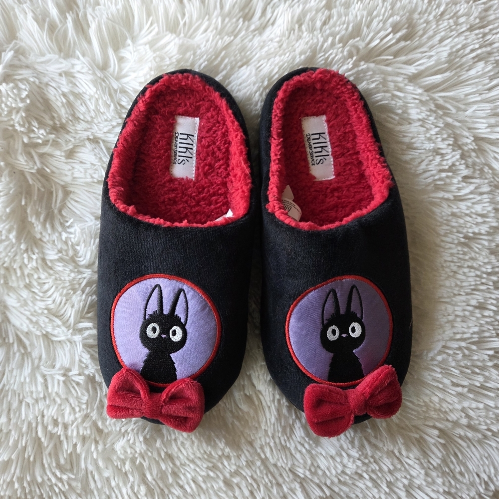 Studio Ghibli Kiki's Delivery Service Jiji Bow Slippers